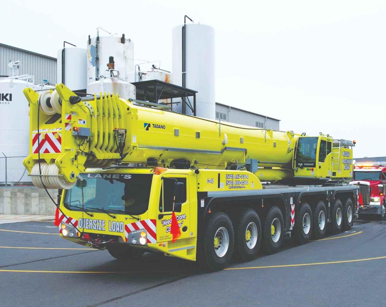 A Tadano All-Terrain Crane Meets the Challenge at a Pennsylvania Bottling Facility