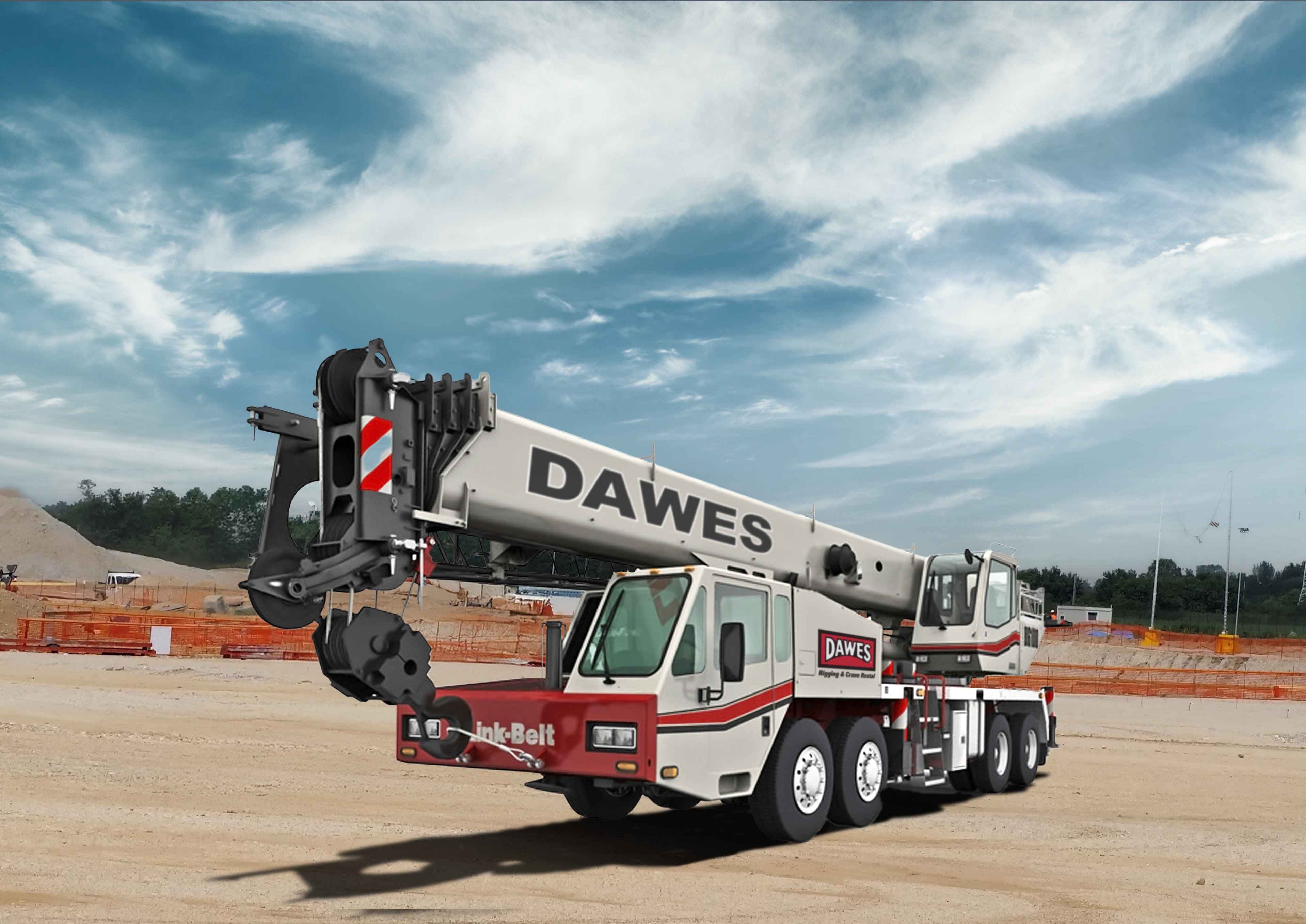 New Link-Belt Cranes Available for Rent at Dawes Rigging & Crane Rental