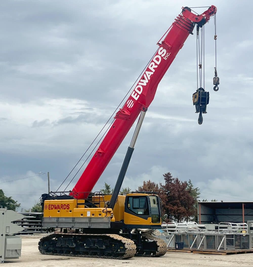 Edwards Sany teleboom crawler